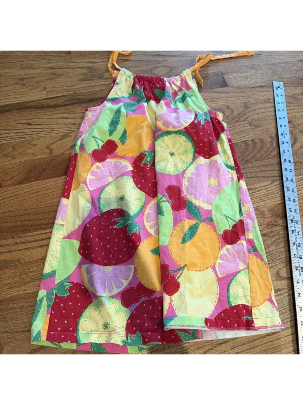 HANNA ANDERSSON GIRLS SUMMER STRAWBERRY DRESS SIZE 8